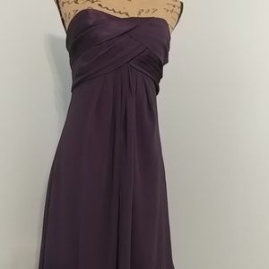 David's Bridal Short Strapless Formal Dress Size 4